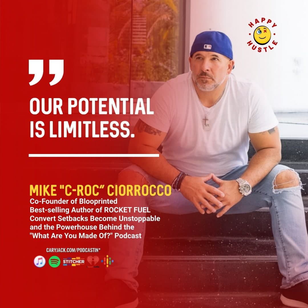 Rocket Fuel Your Success & Streamline Your Goals with Entrepreneur, Podcaster & Best-Selling Author of ROCKET FUEL Mike “C-Roc” Ciorrocco — quote