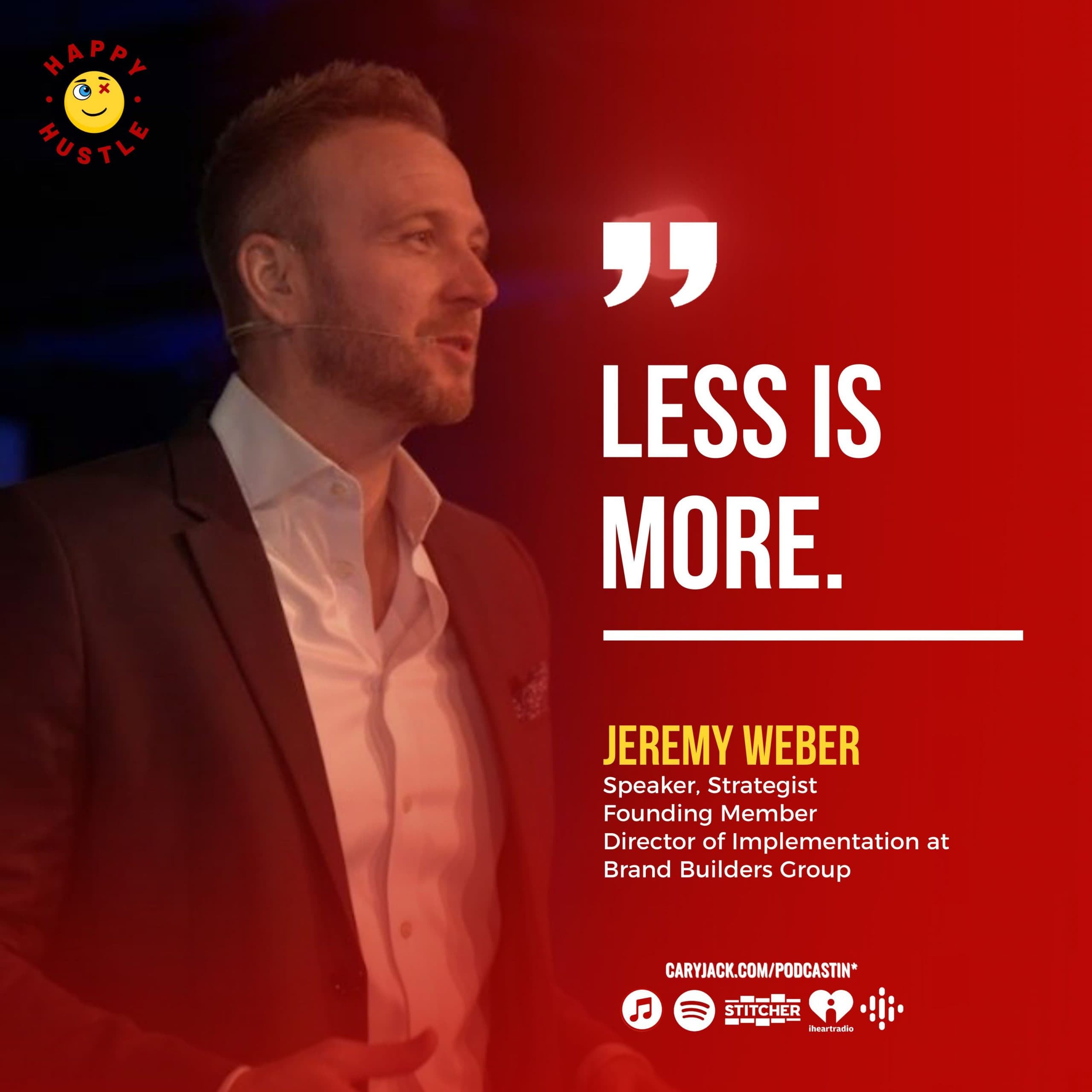 Leveraging Block Chain Technology with Your Personal Brand Business with Founding Member of Brandbuilders Group, Jeremy Weber — quote