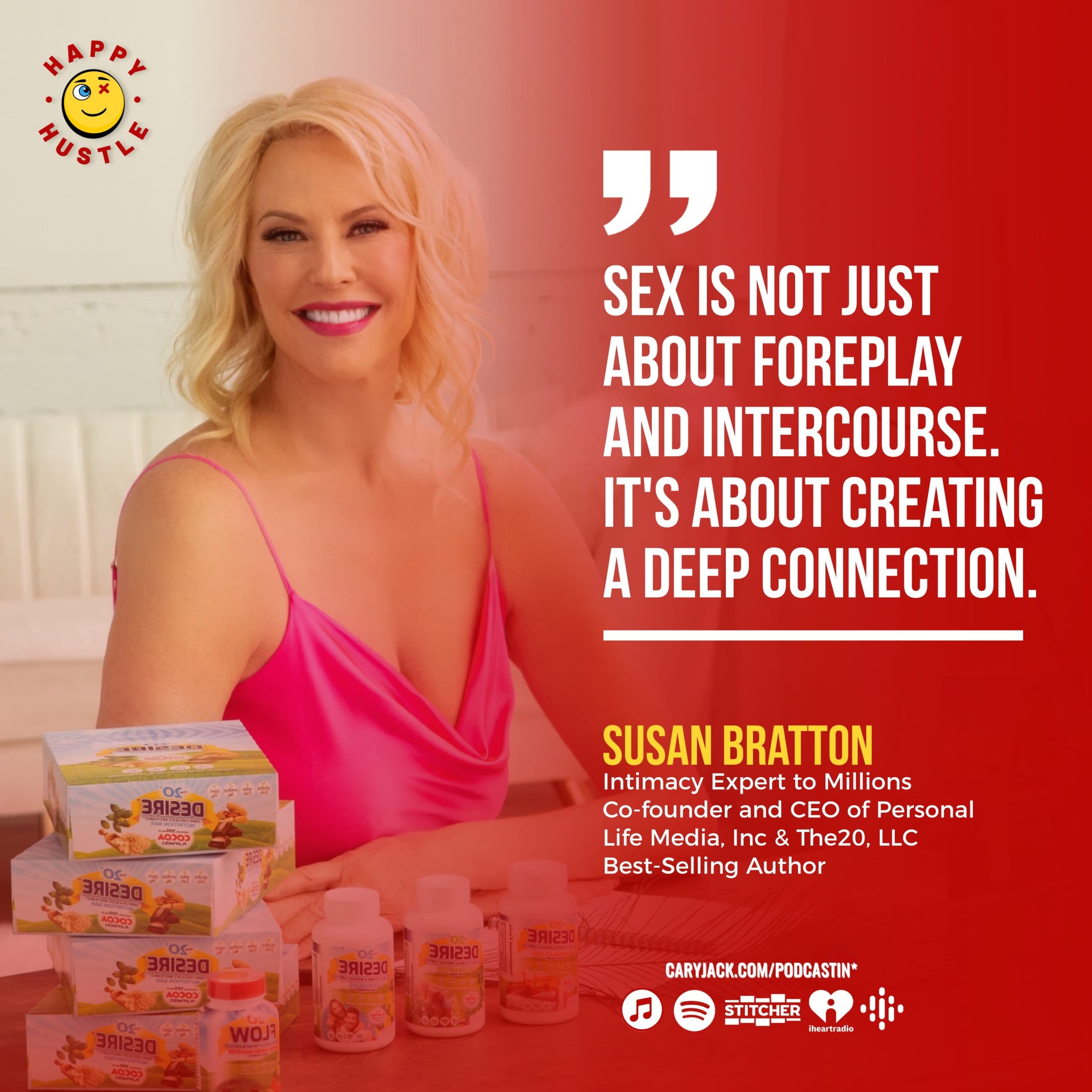 Enhance Your INTIMACY & Become a Better Lover (PT 2) with Intimacy Expert to Millions, Susan Bratton — quote