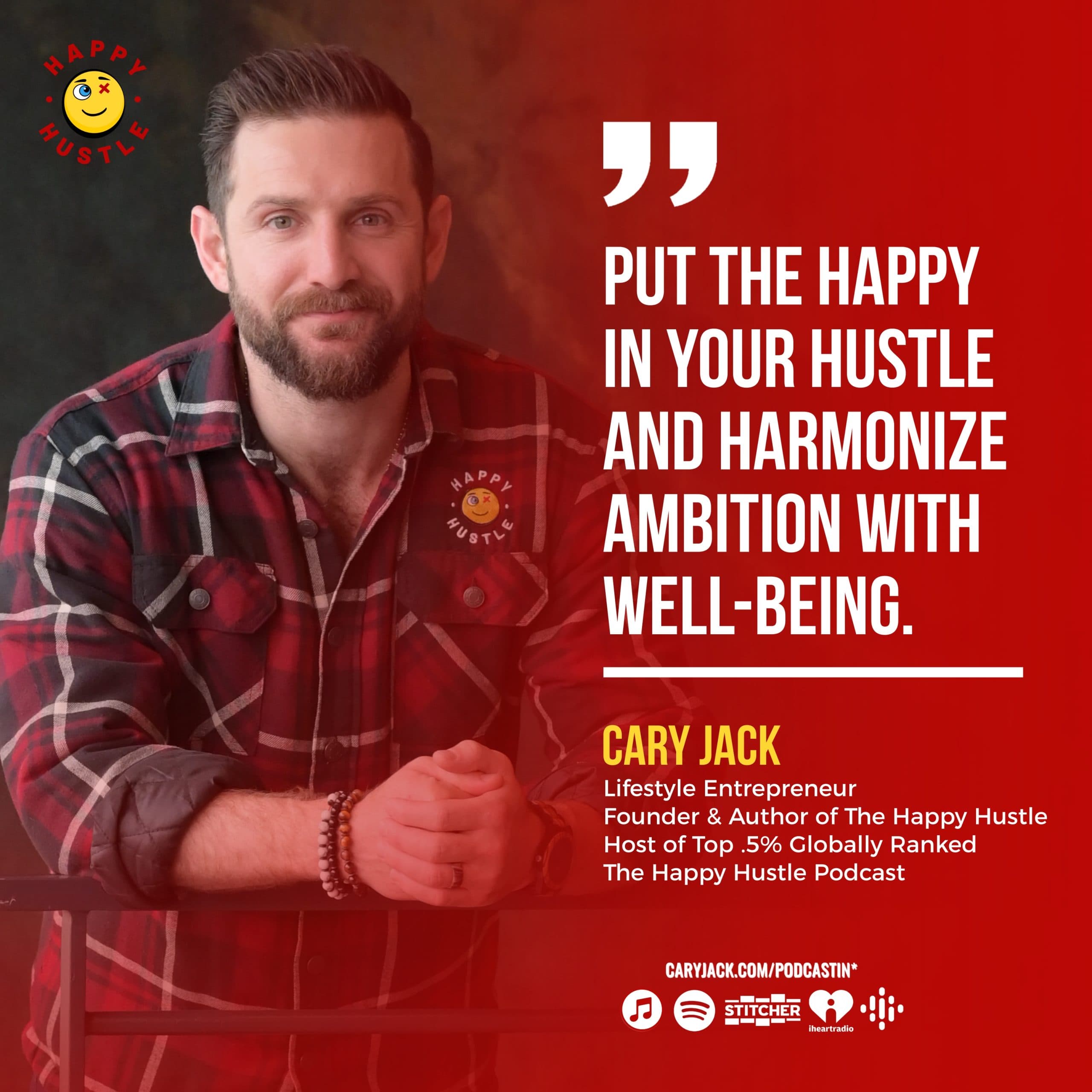 The Happy Hustle Live Virtual Summit on May 15th with Cary Jack — quote