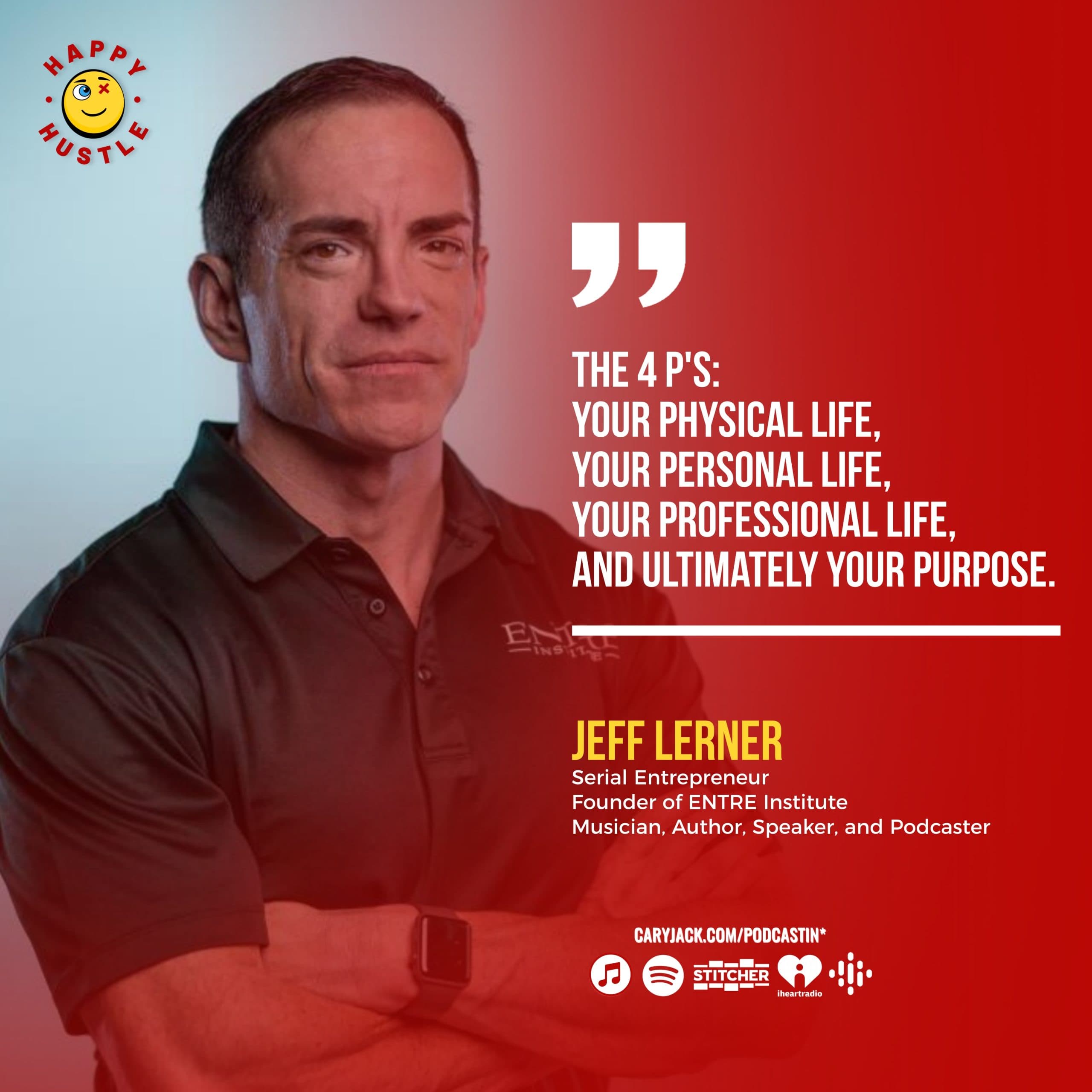 The 4 P’s to Your Dream Life with Founder of ENTRE Institute, Jeff Lerner — quote