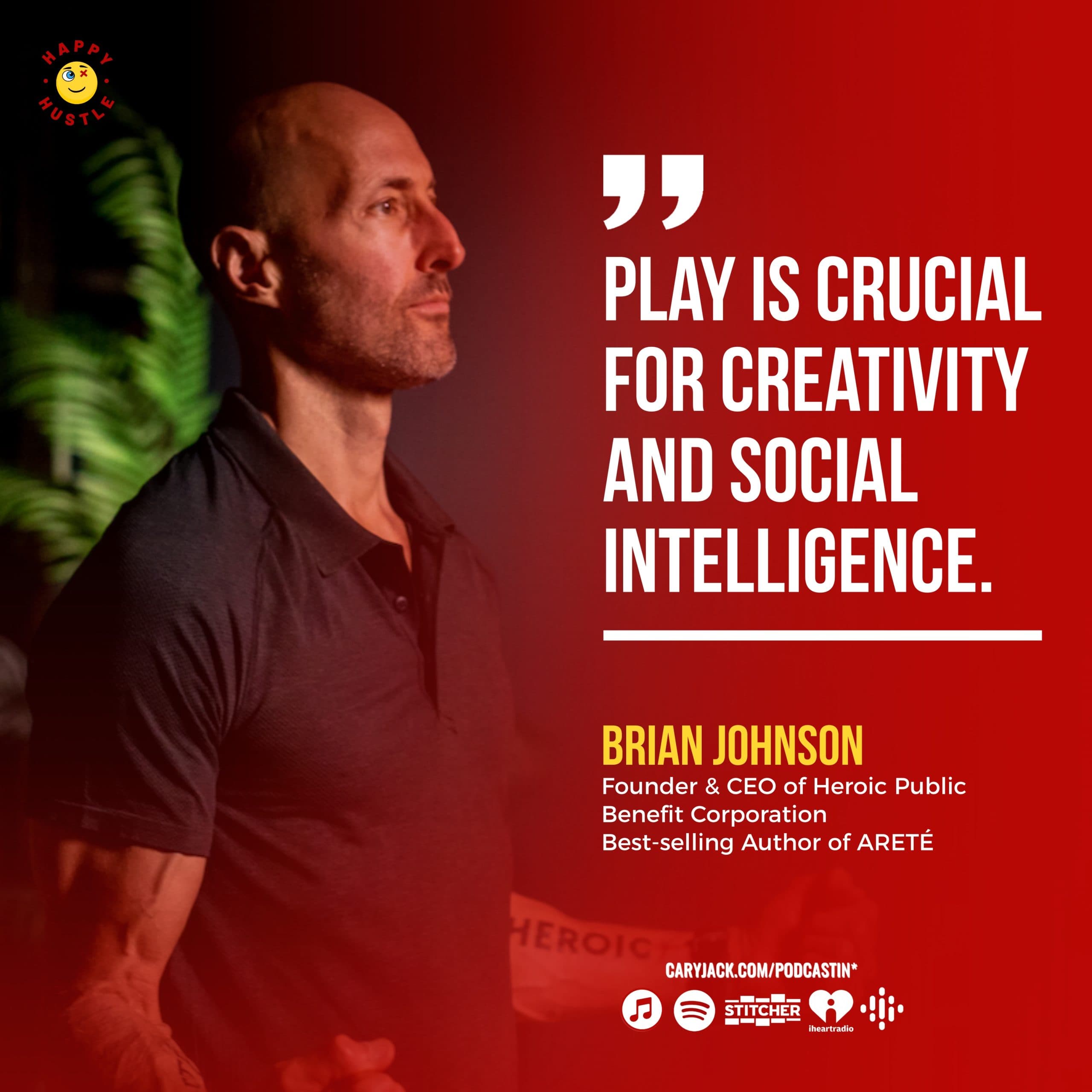 ARETÉ: Activate Your Heroic Potential with Founder & CEO of Heroic Public Benefit Corporation and Bestselling Author, Brian Johnson — quote