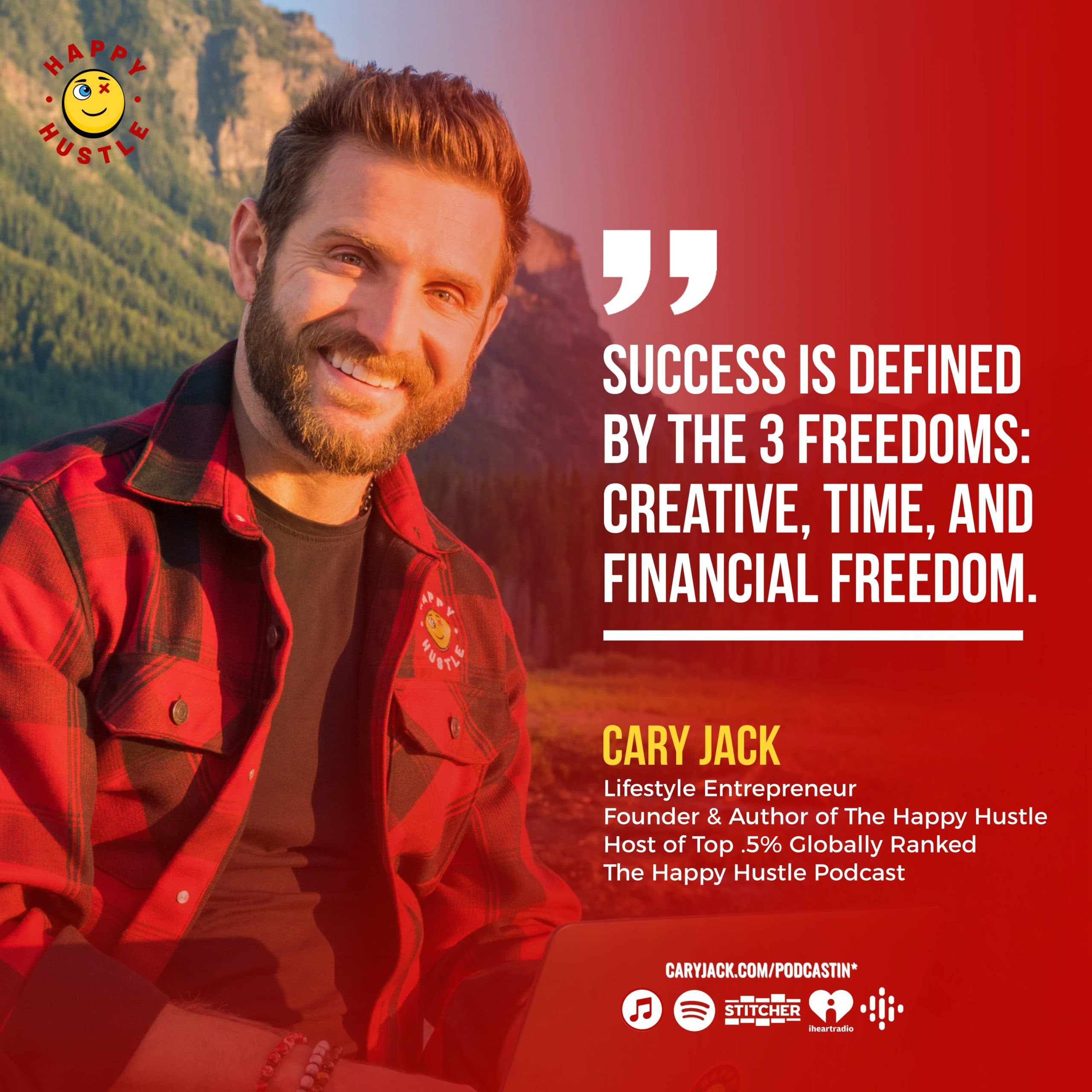 From Burnout to Balance: The Happy Hustler’s Guide to Finding True Succes with Cary Jack and Forbes Riley — quote