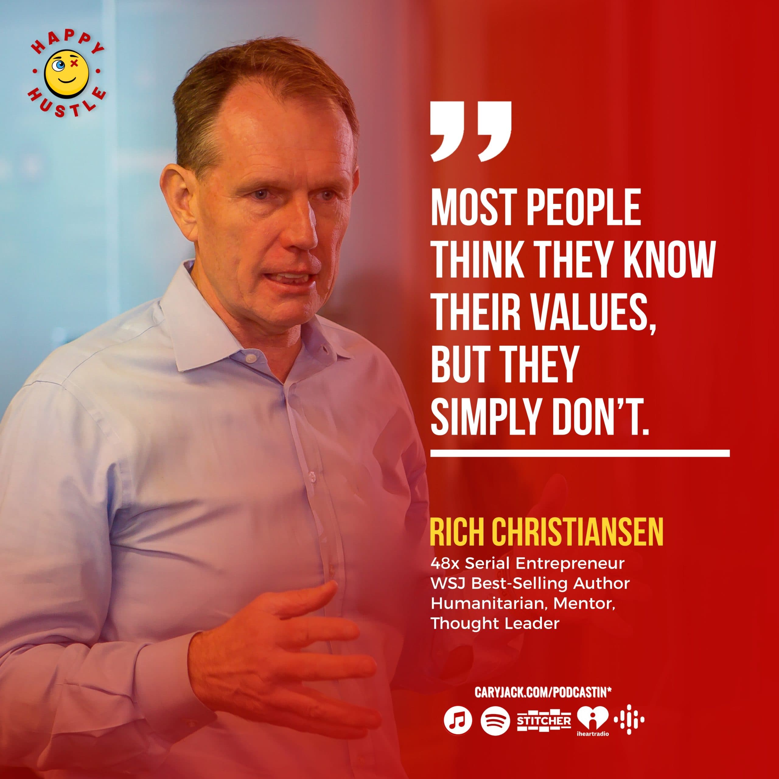 The VISIONARY VALUES Blueprint: 8 Steps to Clarity, Peace, and Alignment with 48x Serial Entrepreneur & WSJ Best-Selling Author, Rich Christiansen — quote