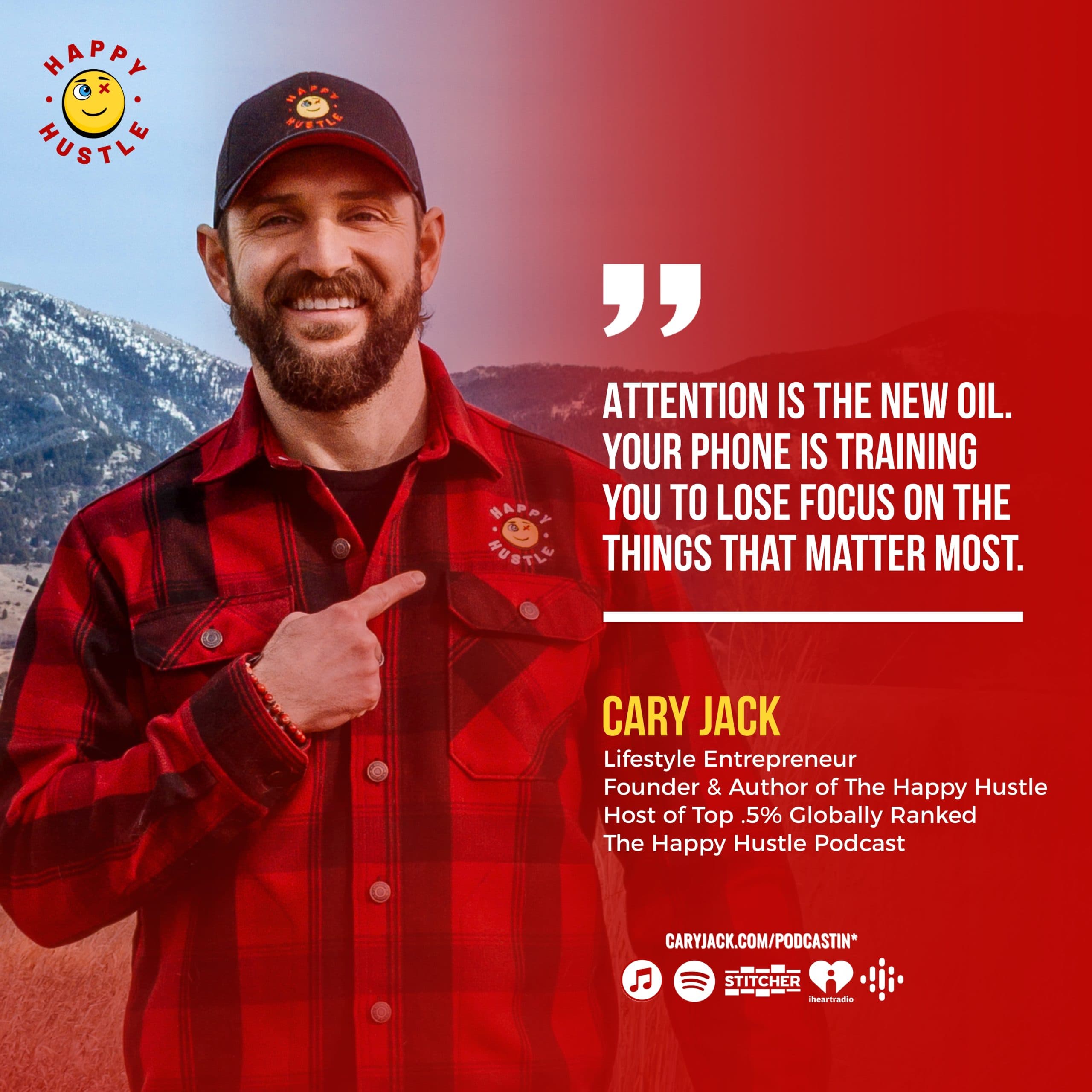 Your Phone Is Stealing Your Happiness (And Here’s How to Take It Back) with Cary Jack — quote