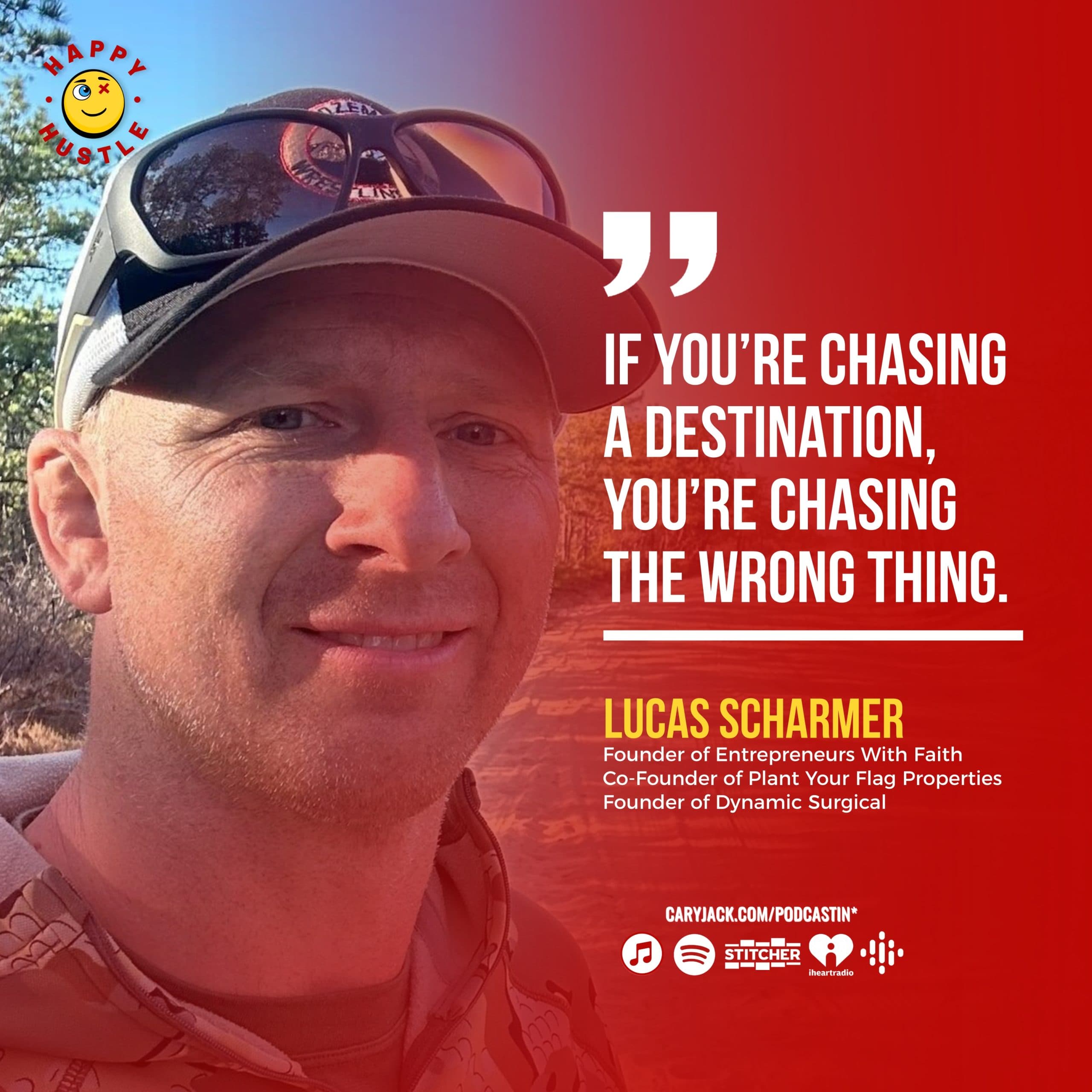 “The BEING Over Doing Mindset” That Helps Entrepreneurs Win at Work and at Home with Founder of Entrepreneurs With Faith & Plant Your Flag Properties, Lucas Scharmer — quote