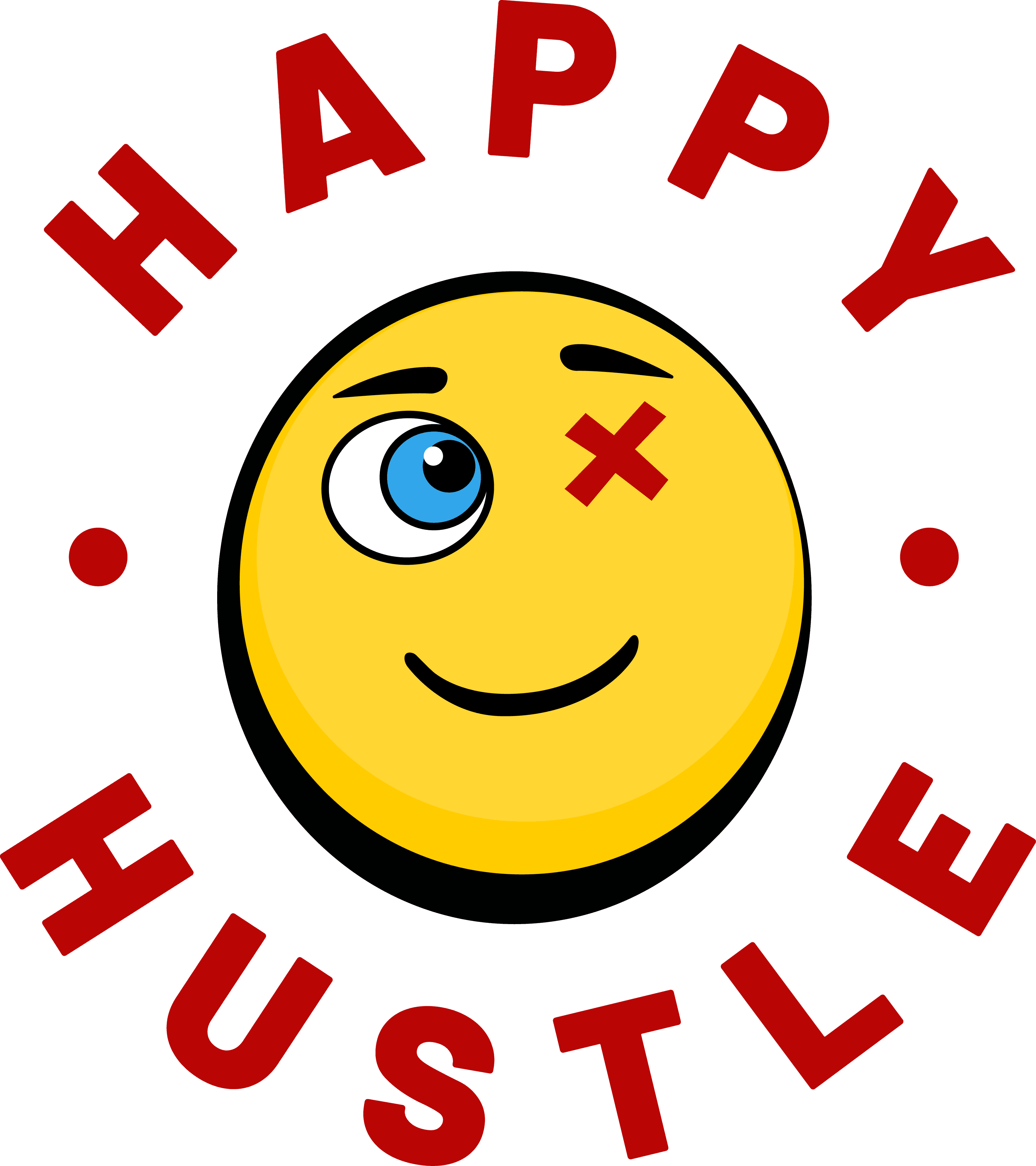 The Happy Hustle smiley mark