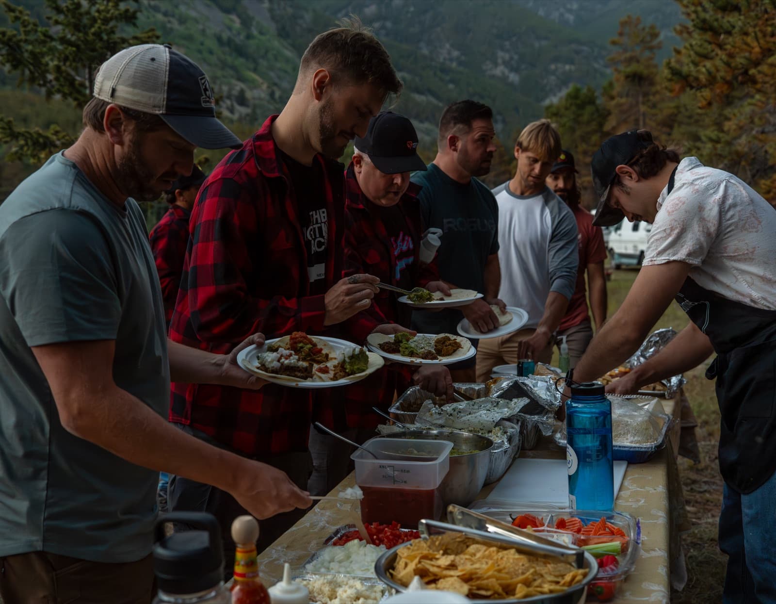 Chef-prepared backcountry food